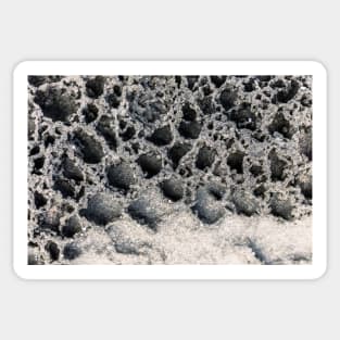 Volcanic Seaside Rock Texture Sticker